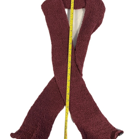 Super soft girls mauve scarf, Justice earmuffs & sweater mittens - Picture 3 of 8